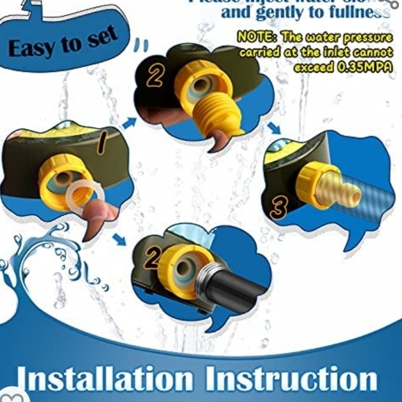 Chriffer Elephant Trunk Rotating Sprinkler - Picture 6 of 9